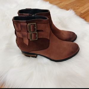 Sorel Lolla Bootie Burro Buffalo Size 7